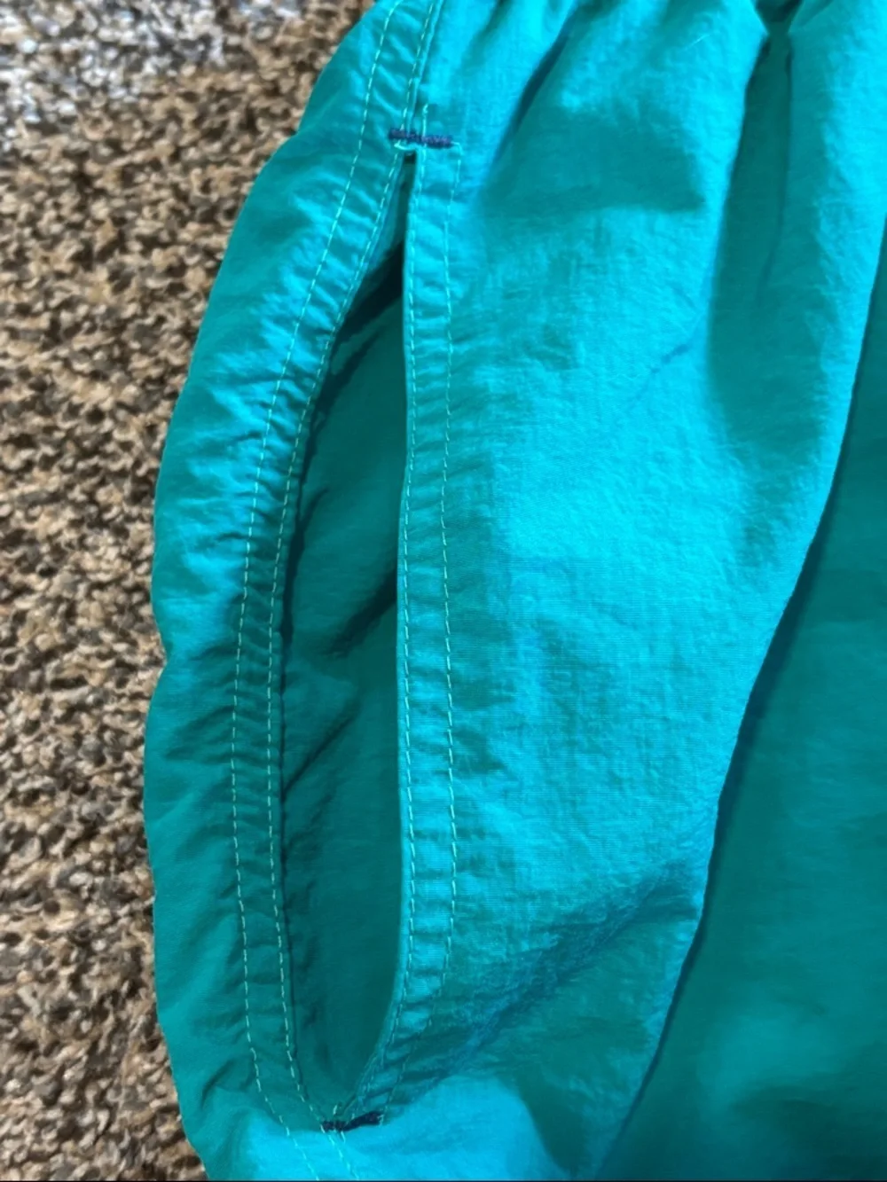 MV Sport Vintage Teal Green Men's Swim Trunks Excellent Condition Size Medium
